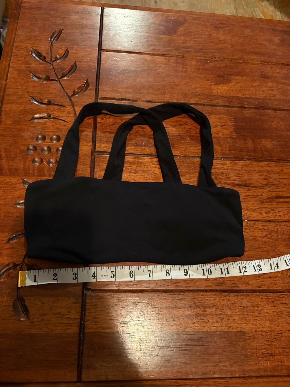 Offline by Aerie Black Strapless Bandeau